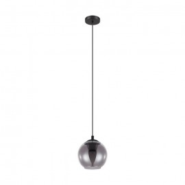 Eglo-ARISCANI 200 mm dia 1 light pendant light -Black